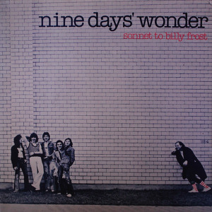 Nine Days' Wonder Sonnet To Billy Frost
